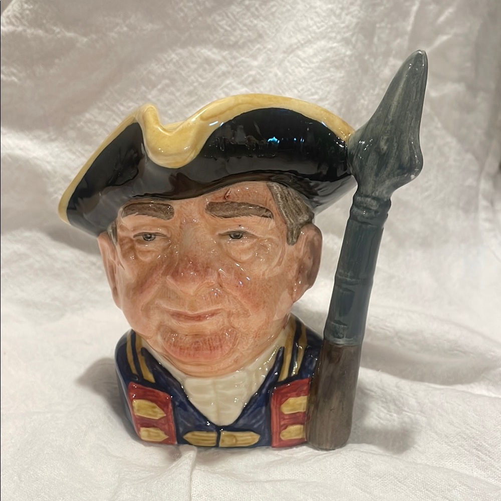 Ceramic Colonial Soldier Mug with Spear